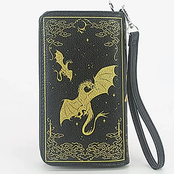 Romantasy Dragon Book Cover Wallet - Book Lover Gifts - Picture 2 of 5